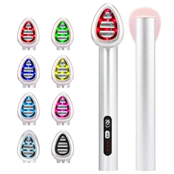 Redluxe RL Face-3 7-Color Facial LED Eye Beauty Therapy Wand