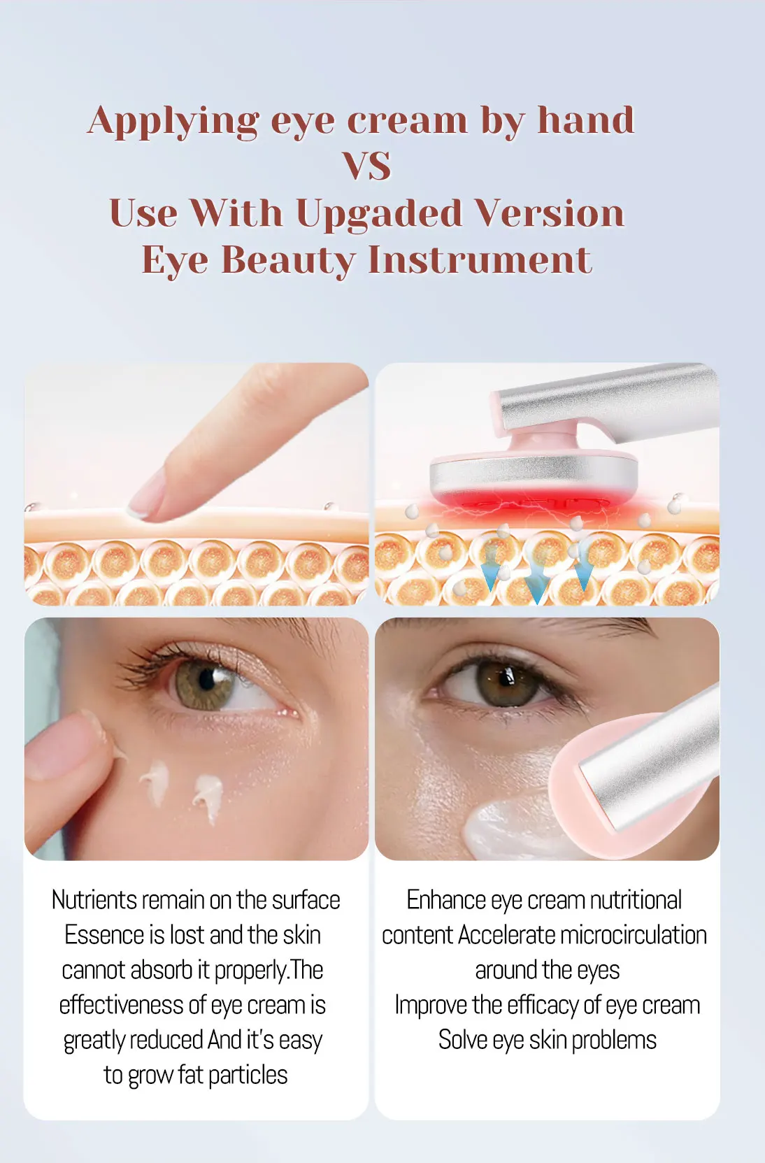 RL-Face-3 LED Eye Beauty Therapy Wand