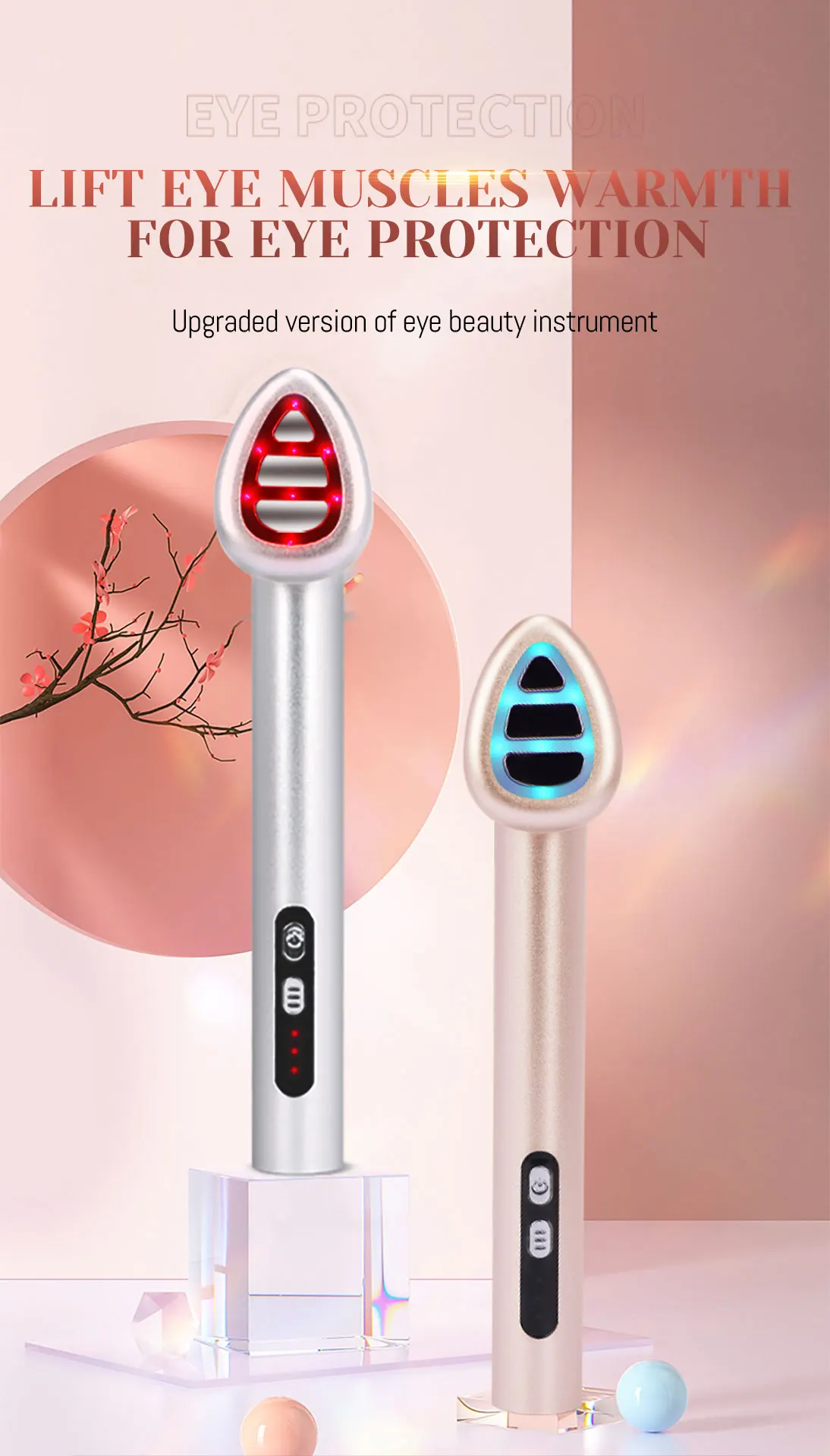RL-Face-3 LED Eye Beauty Therapy Wand