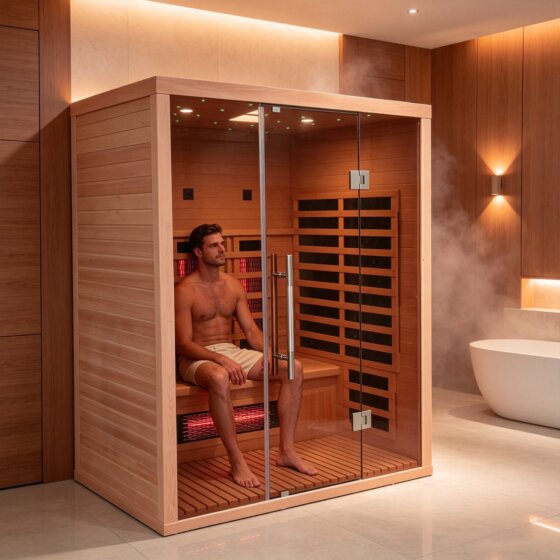 Infrared Sauna Room | Canadian Hemlock Far Infrared Sauna for Home Use